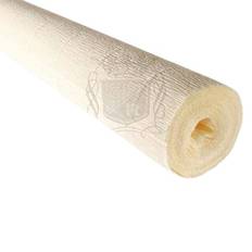 Cartotecnica Rossi Kräppapper 603 Ljus Ivory 180 g Rulle 50 x 250 cm Vit