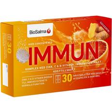 BioSalma Immun C+D-vitamin & Zink 30 30 st