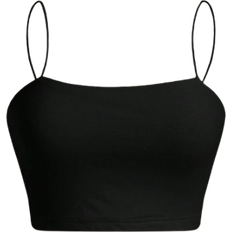 Shein Womens Casual Simple Slim Fit Short Tank Top Suitable For Summer Black L,M,S,XL,XS,XXL,XXS,XXXL,XXXXL