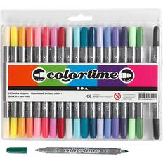Colortime Double Feltpens 20-pack