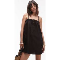 Topshop Mini Sundress - Black