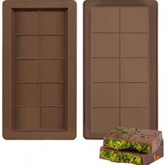 Chocolate Moulds Temu 2-Pack Silicone Molds For Diy Treats Chocolate Mould