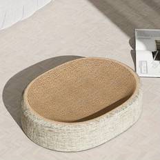 Temu Oval Cat Scratching Board And Bed