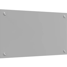Stänkskydd kök vidaXL Kök Backsplash Ljusgrå 70x40x0,6 cm Härdat Glas Stänkskydd 40cm