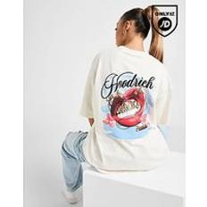 Hoodrich T-shirts Hoodrich Grillz Boyfriend T-Shirt - White
