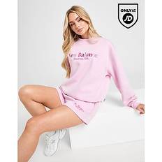 New Balance Women Tops New Balance Tones Crew Sweatshirt - Pink