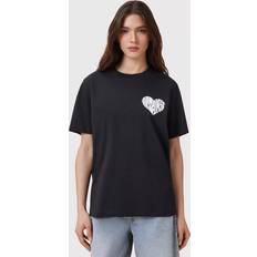 AllSaints T-shirts AllSaints Poster Logo Graphic T-Shirt - Black