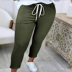 Shein Damen Lange Hosen Zugband Taille - Lässig