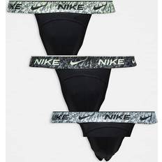 Nike 9-pack Everyday Cotton Stretch Jockstrap - Black/Grey