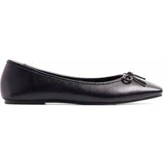 NA-KD Ballerina Shoes with Square Toe - Black