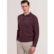 Cashmere Polo Shirts Ted Baker Cashmere Regular Fit Long Sleeve Polo Shirt