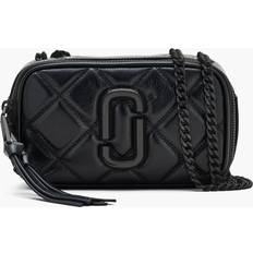 Marc Jacobs Svarta Axelremsväskor Marc Jacobs The Quilted Läder Axelväska The Softshot