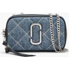 Marc Jacobs The Quilted Denim Softshot Bag - Light Wash Indigo