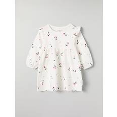 Polarn O. Pyret Dresses Polarn O. Pyret Floral Print Baby Dress - White