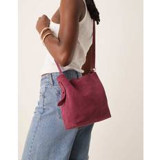 Suede Bucket Bags Barneys Barneys Originals Suede Bucket Bag - Burgundy