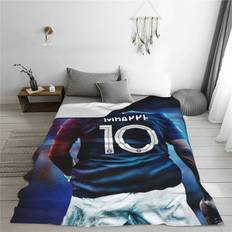 Temu Soccer Flannel Throw Blanket 250-300gsm Filt