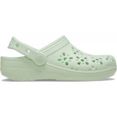 Clogs Crocs Toddler Classic Floral Cut-Out - Jade Tint