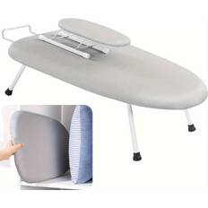 Clothing Care Temu Tabletop Ironing Board With Folding Legs - Removable Gray Cover