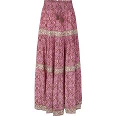 Lollys Laundry Nederdele Lollys Laundry Diamondll Maxi Skirt - Ecru/Brun