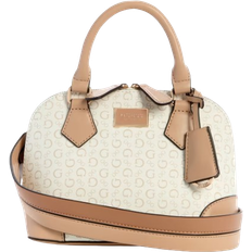 Guess Factory Balgaire Logo Dome Satchel - White
