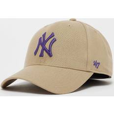 '47 MLB Beige Adjustable Keps New York Yankees Mvp Cap Khaki