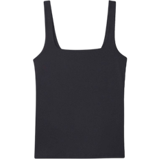 NA-KD Double Fold Singlet - Black