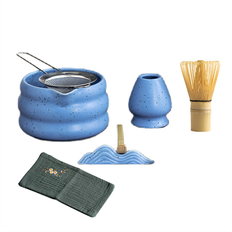 Torribaly 7 Pcs Japanese Matcha Set with Bowl Tea Strainer
