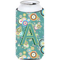 Blue Bottle Coolers Caroline's Treasures Teal Initial Alphabet Tall Boy Insulator Hugger Bottle Cooler