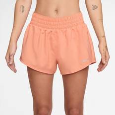 Nike Orange Trousers & Shorts Nike One Women's Dri-FIT Mid-Rise Brief-Lined Shorts - Orange