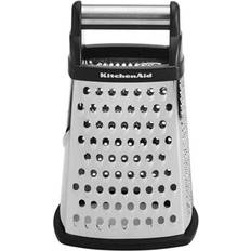 Black Graters KitchenAid Black & Silver Stainless Steel Box 6.25 x 5.25 in Grater
