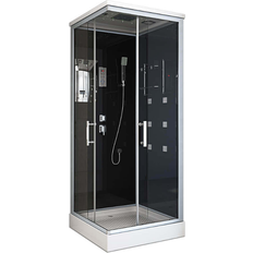 Home Deluxe Duschkabine WAVE 900x900x2270mm