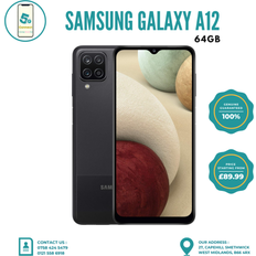 Samsung Samsung Galaxy A12 Smartphone 64GB 4GB RAM Dual Sim Black