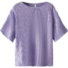 Purple Blouses & Tunics Children's Clothing Name It Oberteil Regular Fit Fêr Damen - Lila