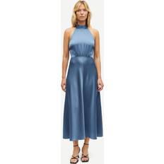 Samsøe Samsøe Blåa Klänningar Samsøe Samsøe Rheo Dress - Bluefin