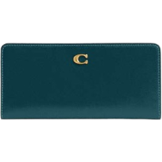 Coach Essential Skinny Wallet - Brass/Marine