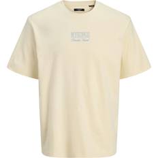Kanvas Överdelar Jack & Jones Tryck Rundringning T-shirt Vit
