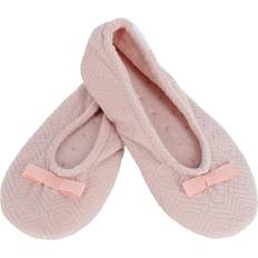 Women's Sculpted Microterry Ballerina Slippers - Evening Sand