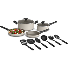 Bella 12 Piece EverGood Ceramic Cookware Set with lid 12 Parts