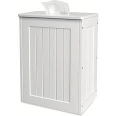 Bathroom Accessories Temu Modern White Wooden Tissue Box 14 x 27 x 35 in