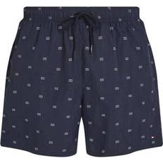 Tommy Hilfiger Herren Badeshorts - Blau Gemustert