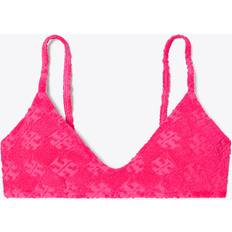 Bikini Tops Tory Burch Terry Logo Bikini Top - Bold Pink