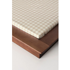 Jotex LAUREN dra-på-lakan ekologisk Underlakan Vit, Beige (200x160cm)