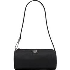 Tory Burch Tasker Tory Burch Virginia Cylinder Bag Uld Med Lynlåslukning - Black