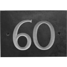 Black Facade Numbers Dakota Fields Odacia Surface Flush Mount House Number 10cm H x 14cm W x 1cm D