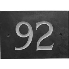 Garden & Outdoor Environment Dakota Fields Odacia Surface Flush Mount House Number 10cm H x 14cm W x 1cm D