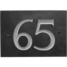 Garden & Outdoor Environment Dakota Fields Odacia Surface Flush Mount House Number 10cm H x 14cm W x 1cm D