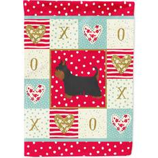 Garden & Outdoor Environment Caroline's Treasures Australian Silky Terrier Love Canvas House Size Outdoor-Flags Multicolor