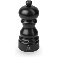 Peugeot Manual Salt in Wood Satin Black 12 cm Salt Mill