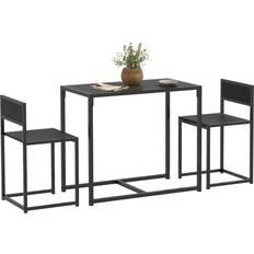Temu 2 Room Sets Rectangular Space Saving Table And 2 Chairs Dining Set