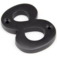 Facade Numbers From The Anvil Metal Surface Mount House Number 7.8 cm H x 0.8 cm D
